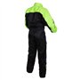 A-PRO SRL Combinaison Antipluie Motard Nylon Etanche Moto Doublure Reflechissant Fluo 3XL