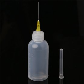 ATATMOUNT Flacon Distributeur de 50 ML pour Flux Liquide à souder colophane avec 1 Aiguille