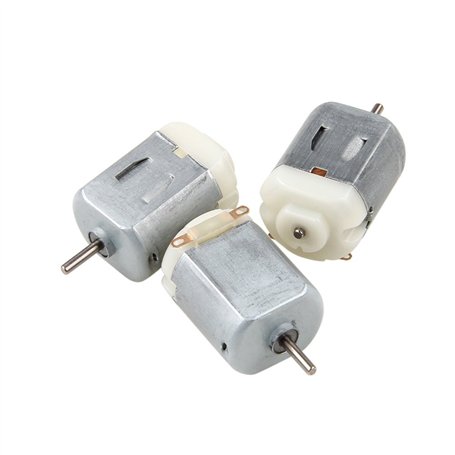 Buwei 3 pièces DC 3 V-6 V 130 Moteur à Courant continu Miniature pour Jouet électrique Voiture Robot Bricolage pièces