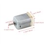 Buwei 3 pièces DC 3 V-6 V 130 Moteur à Courant continu Miniature pour Jouet électrique Voiture Robot Bricolage pièces