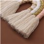 zrshygs Porte-clés Arc-en-Ciel Femmes Boho Porte-clés Porte-clés Sac en macramé Charme Voiture Suspendue