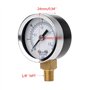 GUMEI 1/8" NPT Manomètre Compresseur d'air Pression hydraulique 0-30 PSI Montage inférieur