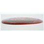 2X Emblèmes Compatibles avec Alfa Romeo Logo Noir et Rouge 74mm Avant Arrière Capot Emblème Rouge et Noir 147 156 159 Brera Mito