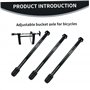 HoveeLuty Axe traversant pour Home Trainer, Adaptateur d'axe traversant pour Home Trainer en Alliage d'aluminium 12 mm, Adaptate