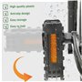 Trrymbbe Pédales de vélo, pédales de vélo Pliantes 9/16 '' Mountain avec Bande réfléchissante 1 Paire Robuste sans Glissement Pl