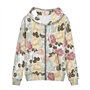 WLHHBO Sweat à capuche respirant pour femme avec poche - Motif feuilles florales - Confortable - Pour filles, Roses aquarelles.,