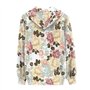 WLHHBO Sweat à capuche respirant pour femme avec poche - Motif feuilles florales - Confortable - Pour filles, Roses aquarelles.,