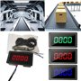 ZAYIUKI Tachymètre numérique à LED avec capteur à effet Hall et interrupteurs de proximité NPN,jauge de vitesse du moteur 220 V 