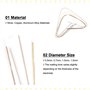Lot de 4 Tiges de Soudure en or et en Argent pour Bijoux à Souder en or à Basse Température pour Bijoux (0,5 Mm 0,7 Mm 1,0 Mm 1,
