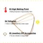Lot de 4 Tiges de Soudure en or et en Argent pour Bijoux à Souder en or à Basse Température pour Bijoux (0,5 Mm 0,7 Mm 1,0 Mm 1,