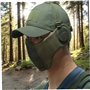Masque en Maille Airsoft et Ensemble de Capuchon de Baseball Patch