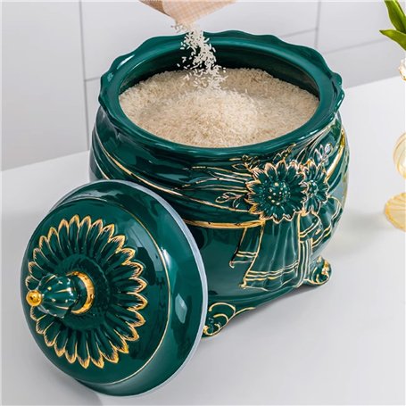 HARELA Seau À Riz en Céramique