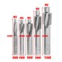 PNMNZTPAP 5pc 4 flûte HSS Comptoir d'extrémité d'extrémité Fraise Moulin Fraise Moulage de Moulage de Forage de Forage ou de For