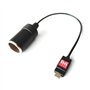 Morain Adaptateur USB C mâle vers allume-cigare USB C vers allume-cigares Tension réglable 5 V 9 V 12 V 15 V