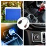 Morain Adaptateur USB C mâle vers allume-cigare USB C vers allume-cigares Tension réglable 5 V 9 V 12 V 15 V