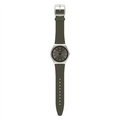Swatch Hommes Analogique Quartz Suisse Montre avec Bracelet en Caoutchouc SS07S103