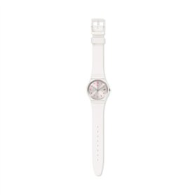 Swatch Quartz Montre avec Bracelet en Silicone GW411