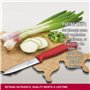 Victorinox 6.7731 Couteau d’Office avec Lame Pointue/Tranchant denté, Acier Inoxydable, Rouge, 30 x 5 x 5 cm