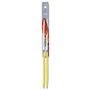Victorinox Swiss Classic Lot de 2 Couteaux D'Office avec Tranchant Denté, Lame de 11 Cm, Jaune