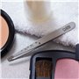Pince à épiler Rubis en silhouette de six étoiles - inclinée, fine et pointue - pince a epiler professionnelle pour les sourcils