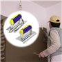Ensemble de coupe-bordure et rainureuse en acier inoxydable pour béton Outils essentiels pour le plâtrage et la finition