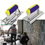 Ensemble de coupe-bordure et rainureuse en acier inoxydable pour béton Outils essentiels pour le plâtrage et la finition