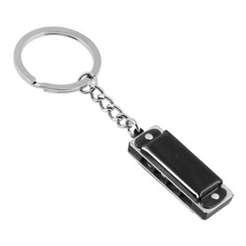 HUANIZI Porte-clés Harmonica coloré 8 tons 4 trous pour porte-clés harmonique porte-clés porte-clés sac pendentif harmonica port