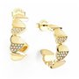 Boucles d´oreilles Femme Guess JUBE03040JWYGT-U Acier inoxydable 3 cm