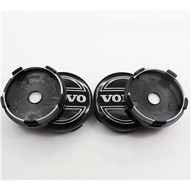 4 Pièces Voiture Cache Moyeux pour Volvo S40 S60L S80L XC60 XC90 60mm