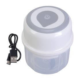 Uqezagpa Presse-purée électrique rechargeable par USB - 250 ml - Robot alimentaire sans fil pour noix