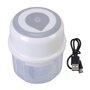 Uqezagpa Presse-purée électrique rechargeable par USB - 250 ml - Robot alimentaire sans fil pour noix