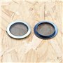 Saddgo Lot de 2 grilles de haut-parleur en maille pour guitare Dobro Resonator Guitares Cigar Box