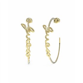Boucles d´oreilles Femme Guess JUBE03312JWYGT-U Acier inoxydable 6 cm