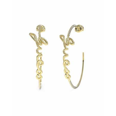 Boucles d´oreilles Femme Guess JUBE03312JWYGT-U Acier inoxydable 6 cm
