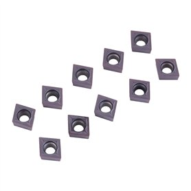 10pcs Pointes en Carbure CNC Insère L'outil de Tournage de Tour de Coupe avec Boîte pour L'acier