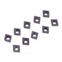 10pcs Pointes en Carbure CNC Insère L'outil de Tournage de Tour de Coupe avec Boîte pour L'acier