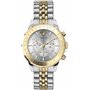 Montre Versace Chrono Signature Argent Or Acier Cadran Argent 44 mm VEV600519