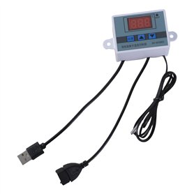 DAYnagh Câble de contrôle de température USB 5 V Thermostat numérique pour ventilateur de refroidissement et ventilateurs avec p
