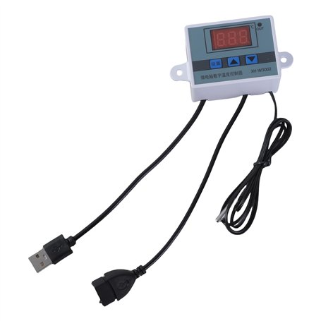 DAYnagh Câble de contrôle de température USB 5 V Thermostat numérique pour ventilateur de refroidissement et ventilateurs avec p