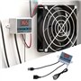 DAYnagh Câble de contrôle de température USB 5 V Thermostat numérique pour ventilateur de refroidissement et ventilateurs avec p