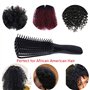 Brosse démêlante pour cheveux naturels noirs, brosse démêlante pour femmes afro-américaines 3a/4b/4c, cheveux fins, cheveux bouc