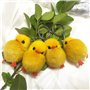 Kodbww Lot de 5 porte-clés en forme de canard jaune pour clés, sac à main, bijoux