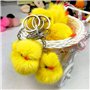 Kodbww Lot de 5 porte-clés en forme de canard jaune pour clés, sac à main, bijoux