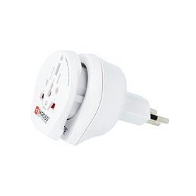 SKROSS - 1.500206-E | Combo Monde vers la Suisse | Adaptateur de Voyage pour Prise Universelle Type J (CH) - Tension et Puissanc