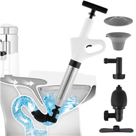 5 in 1 Déboucheur de Toilette Haute Pression Kit