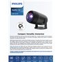 Philips, Neopix 150, Vidéoprojecteur Home cinéma, Full HD 1920 x 1080p, Rotatif à 180 degrés, Source Lumineuse LED, Mode Miroir,