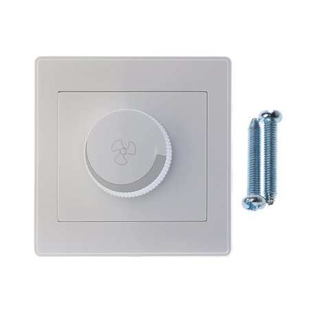 SZYDD Bloc d'alimentation à découpage 220 V - Ventilateur de plafond réglable - Réglage de la vitesse - Bouton mural - Variateur