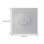 SZYDD Bloc d'alimentation à découpage 220 V - Ventilateur de plafond réglable - Réglage de la vitesse - Bouton mural - Variateur