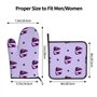YYHHAOFA Blueberry Cake Prints Ensemble de gants de cuisine et maniques en tissu, anti-brûlure et isolant thermique