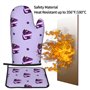 YYHHAOFA Blueberry Cake Prints Ensemble de gants de cuisine et maniques en tissu, anti-brûlure et isolant thermique
